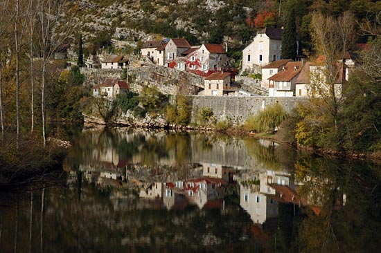 View from across river